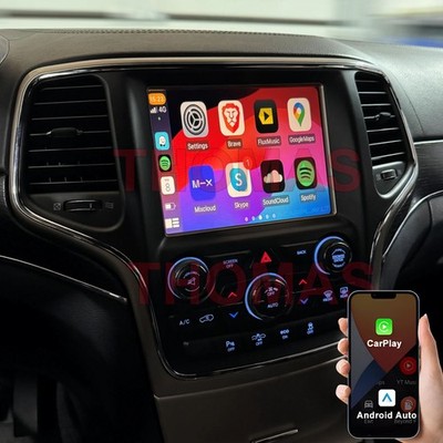 8.4 Android 14 Car Stereo Radio Carplay For Jeep Grand Cherokee 2015-2021 GPS FM