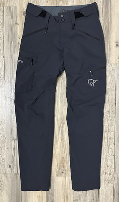 Norrona Svalbard Flex1 Women's Softshell Pants Trousers Gray Size XS