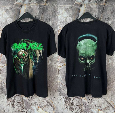 Overkill Vintage The Electric Age Tour Vintage Metal Band T-Shirt TS1008