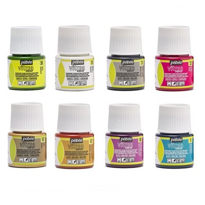 Pebeo Vitrea 160 Glasfarbe 45ml Permanent Für Ofenfest Waschbeständig