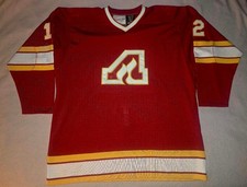 RARE Authentic 1974-75 Atlanta Flames TOM LYSIAK Mitchell & Ness Jersey 56 3XL