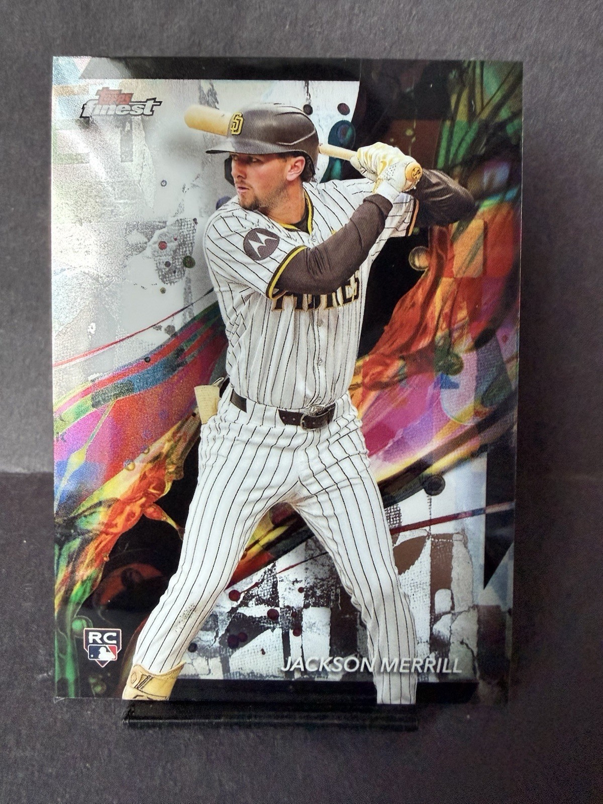2024 Topps Finest #96 Jackson Merrill RC - San Diego Padres (common)