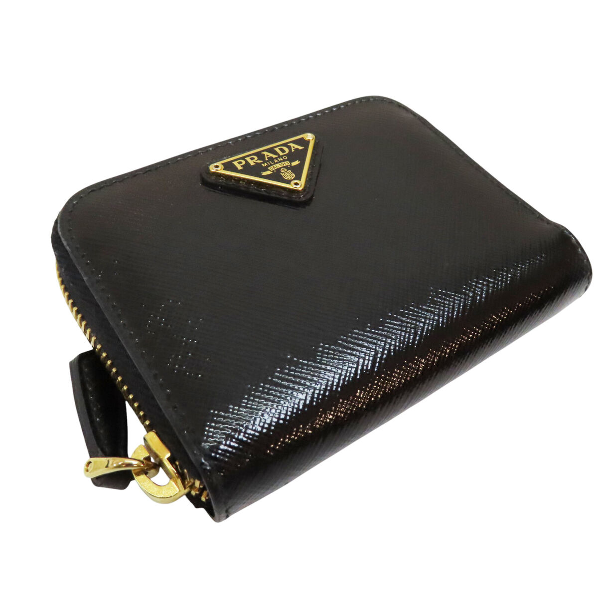 PRADA Saffiano Leather Coin Purse Wallet Black 1MM268 | eBay PRADA Saffiano Leather Coin Purse Wallet Black 1MM268 | eBay