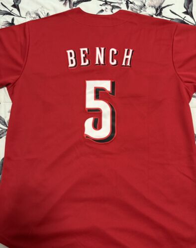 CINCINNATI REDS- JOHNNY BENCH BRAND NEW JERSEY SIZE XL - Picture 3 of 4