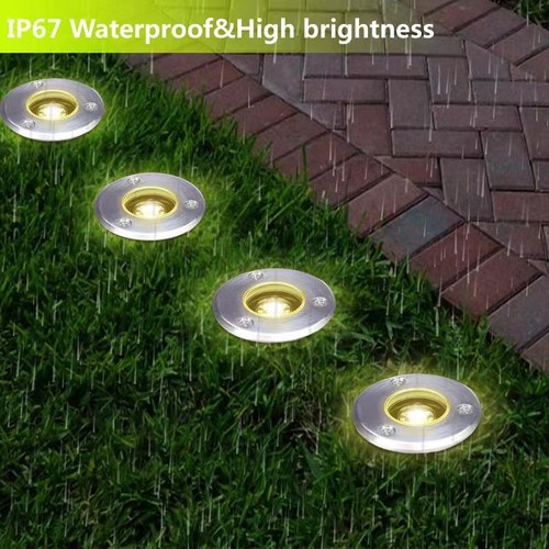 Outdoor In Ground Light Wired LED Landscape Lights 110V 220V Waterproof Walkway
