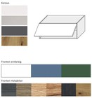 Hängeschrank Küchenschrank mit Klappe 90cm Farbe wählbar (SI-W4B/90)