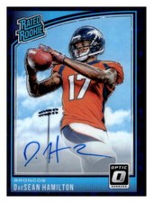 2018 Donruss Optic #150 DaeSean Hamilton Autographs Purple Stars #/50