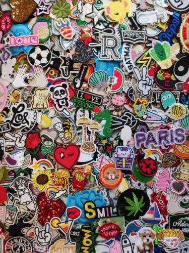 10 Randomly Picked Iron On Patches Surprise Grab Bag Free USA Shipping - Picture 2 of 12
