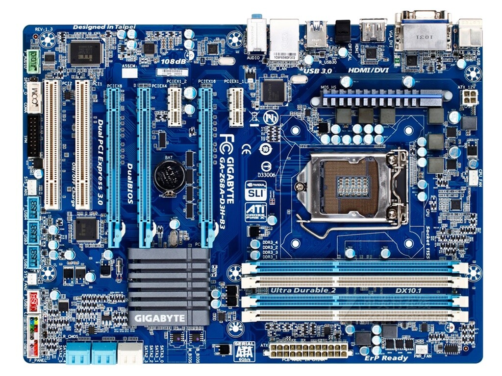 GIGABYTE　GA-Z68A-D3H-B3　LGA1155 GA-Z68A-D3H-B3 (rev. 1.0) Overview | Motherboard - GIGABYTE