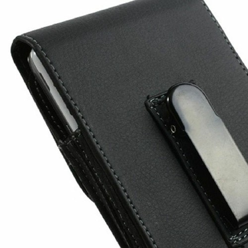 for BLU Studio J5 Case Metal Belt Clip Synthetic Leather Vertical Premium - Picture 9 of 9