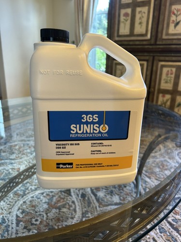 Parker 475328, L318, 3GS Sunico Mineral Oil Based Refrigeration Oil, 1 Gal - Picture 3 of 7