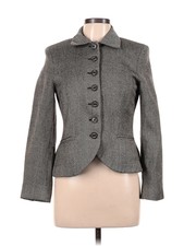 Chaps Women Gray Wool Blazer M