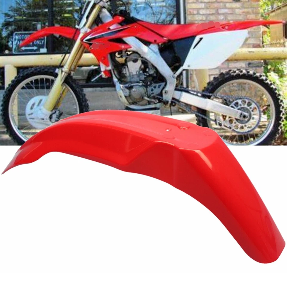 Guardabarros delantero motocross para Honda CR CRF 100 125 150 230 250 300 450 Foto 2 de 4