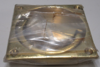Messing poliert bündig Ring Zuggriff bündig zu bedienen Größe 75 x 75 mm