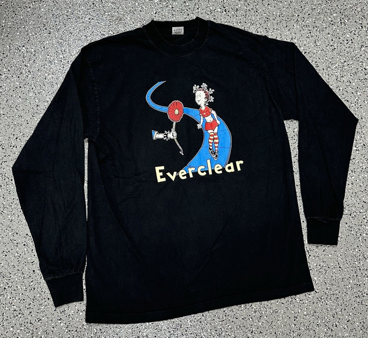Vintage Everclear Shirt Dr Seuss Punk Rock Band Tour Long Sleeve