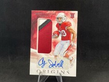2019 PANINI ORIGINS FOOTBALL ANDY ISABELLA #138 ROOKIE PRIME JERSEY PATCH AUTO