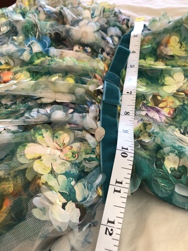 Zoe Ltd Floral 3D Floral Appliqués Party Dress Girls 6 Easter Dance Fairy Church - Picture 9 of 10