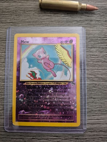 Mew 1/18 Reverse Holo Southern Islands WOTC Heavily Played Condition
