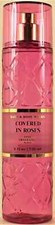 Bath  Body Works COVERED IN ROSES Fine Fragrance Body Mist Spray 8Oz