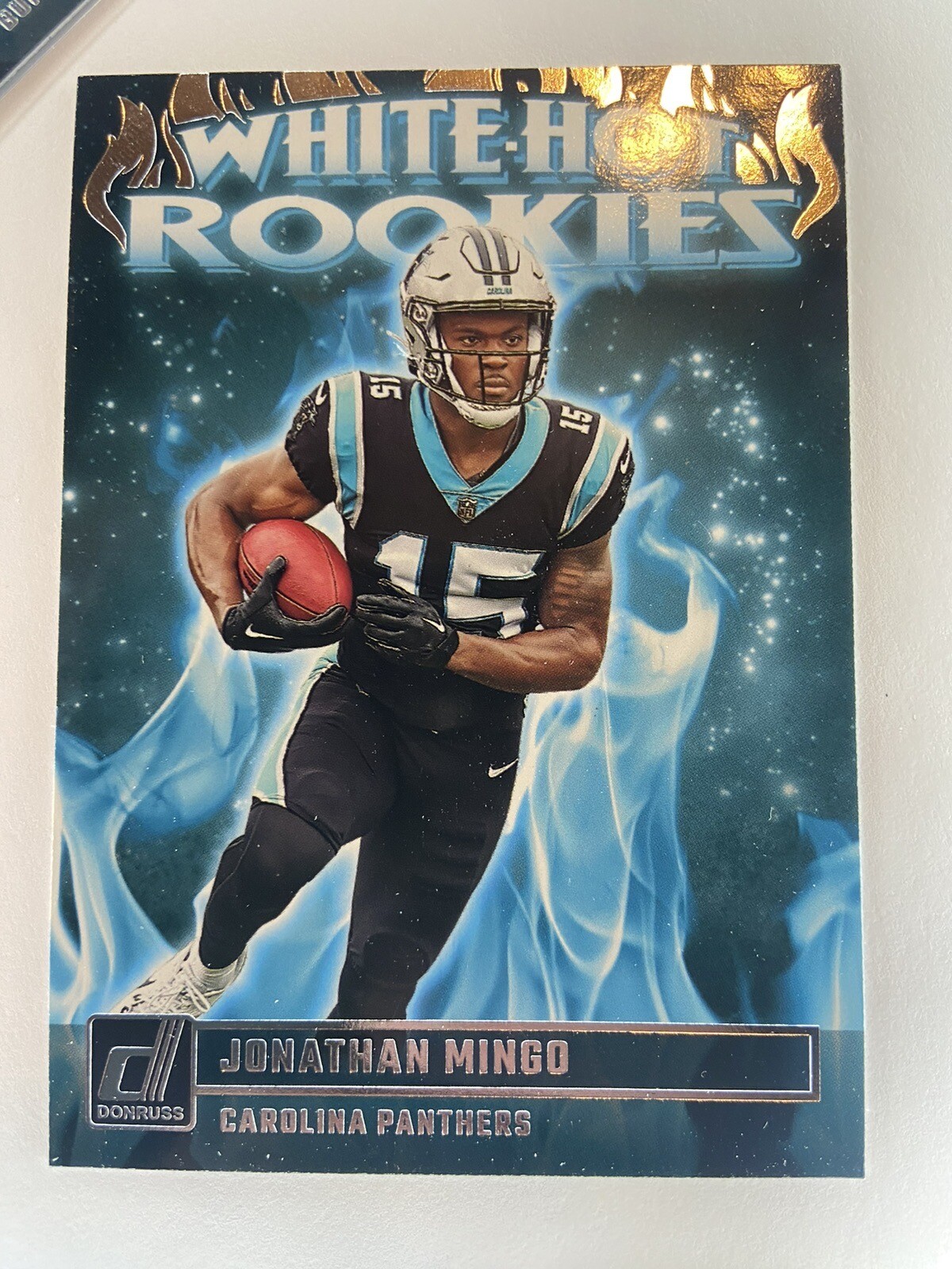 2023 Panini Donruss Jonathan Mingo White Hot Rookies WHR-7 Carolina Panthers