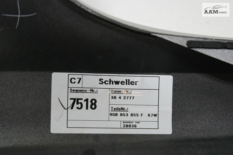 AUDI A6 QUATTRO C7 2012-15 LADO IZQUIERDO DEL CONDUCTOR BASCULANTE PANEL MOLDURA MOLDURA OEM Foto 4 de 4