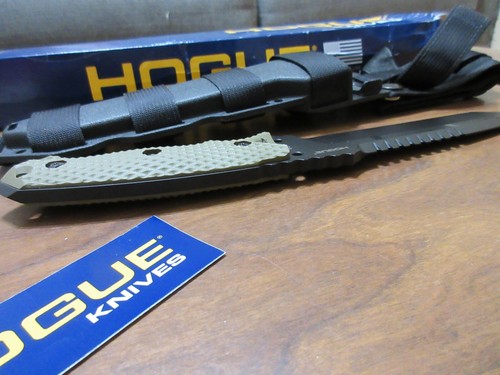 Hogue EX-F01 Tanto Tactical Fixed Blade Messer Made in USA OD Green G-10 - Bild 11 von 11