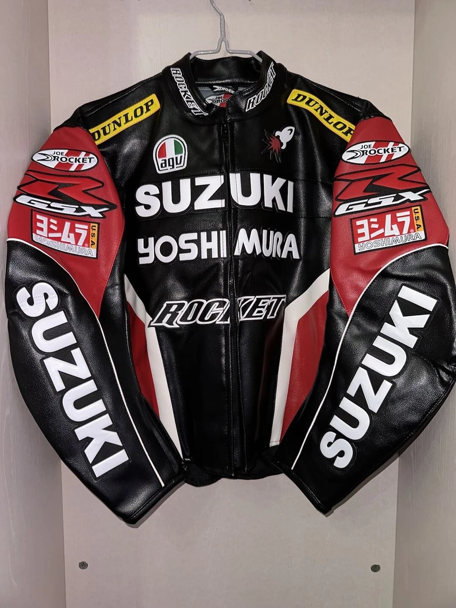 Leather top suzuki jacket