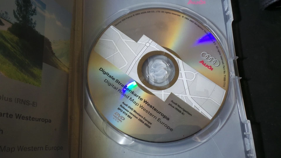 1Y9199 Audi A3 A4 A6 TT R8 RNS E Plus DVD Navigations Westeuropa 2004 8P0919884 - Bild 4 von 4