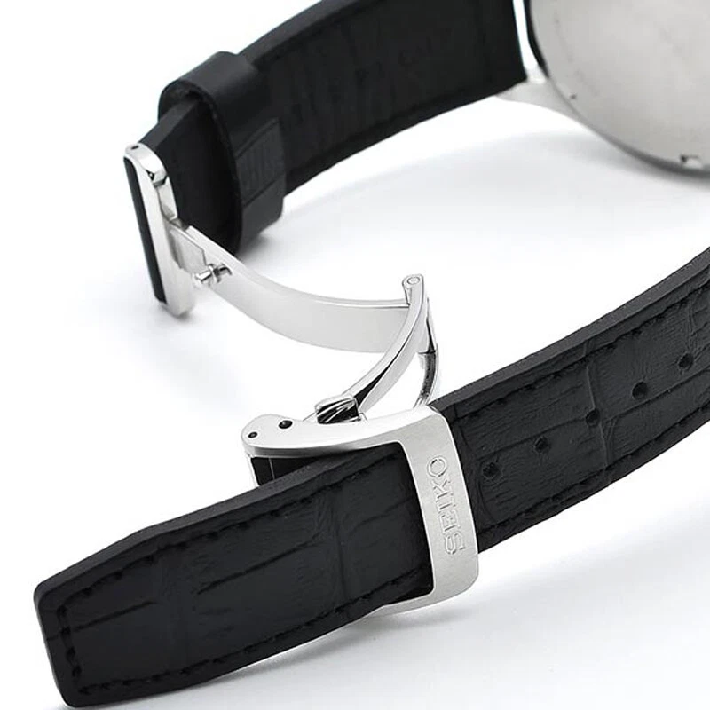 Seiko Vintage Solar SZEV013 Black Dial Analog Men Watch Limited Model JAPAN - image 4 of 4