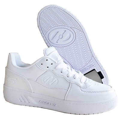 Heelys Rezerve Low Schuhe mit Rollen Rollschuhe Sneaker Unisex Heely Weiß NEU