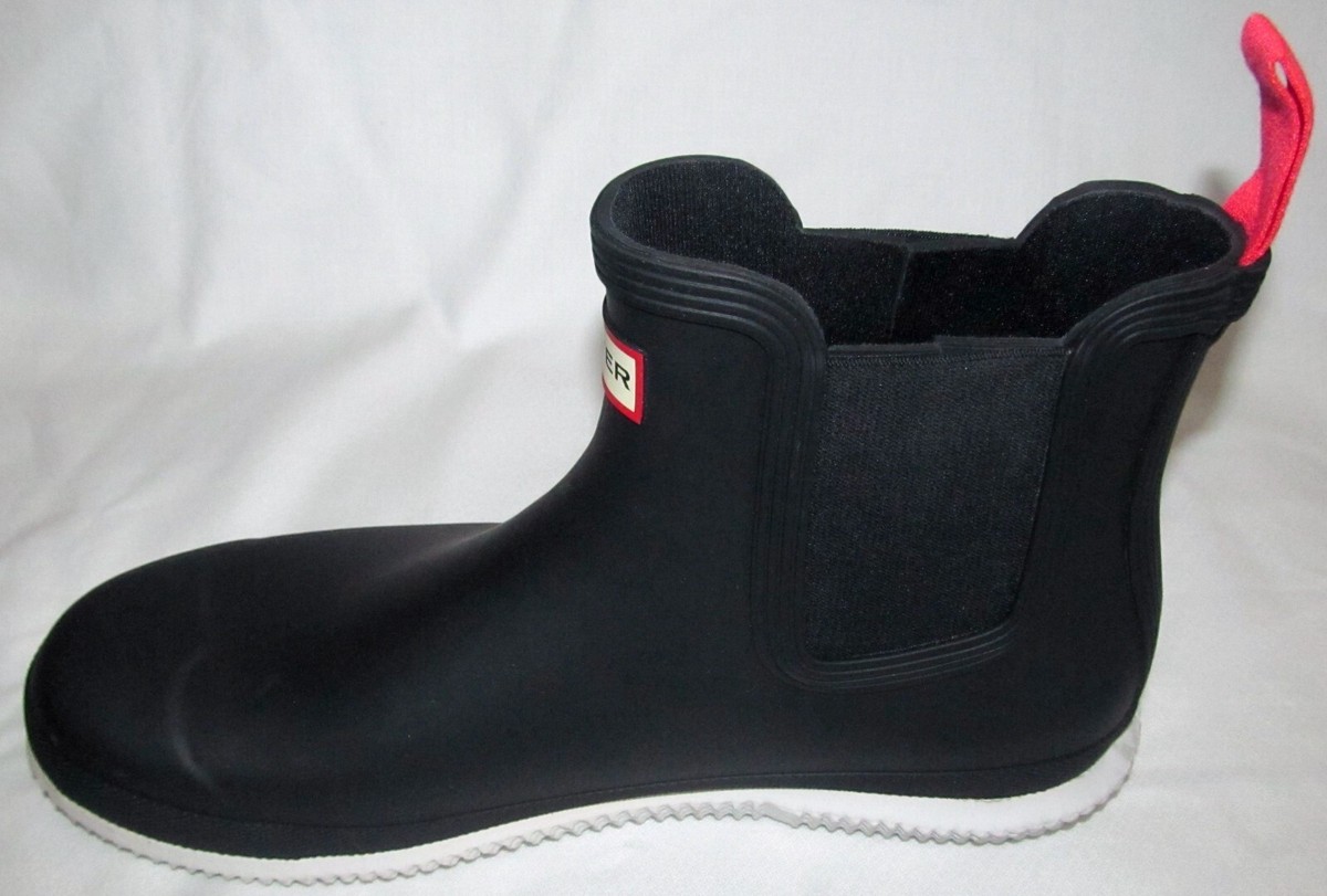 New Hunter Original Navy Rubber Chelsea Waterproof Rain Snow Boots Mens Size 12 NEW Hunter Refined Chelsea Navy Ankle Rain | Mercari main image 3
