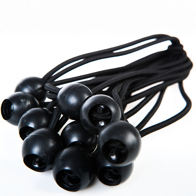 Ball Bungees elastische Stoßschnur Festbinden Planen Baldachin Boote Campingzelt