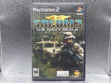 PlayStation 2 PS2 Socom 3 U.S. Navy Seals Tested & Working No Manual Video Game