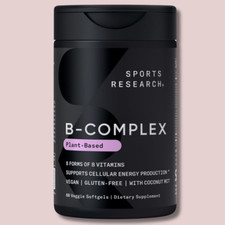 Vitamin B-Complex Full Spectrum - Biotin B12 for Energy  Metabolism 60 Softgels