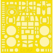 Eduard CX367 Lancaster B Mk.III Dambuster paint mask for Airfix Kits 1/72