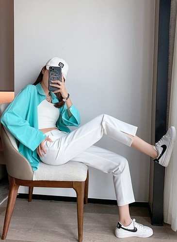 Women Dress Pants Size 0-14 Office Work Trousers Straight Leg Elastic Waist New - Picture 66 of 94