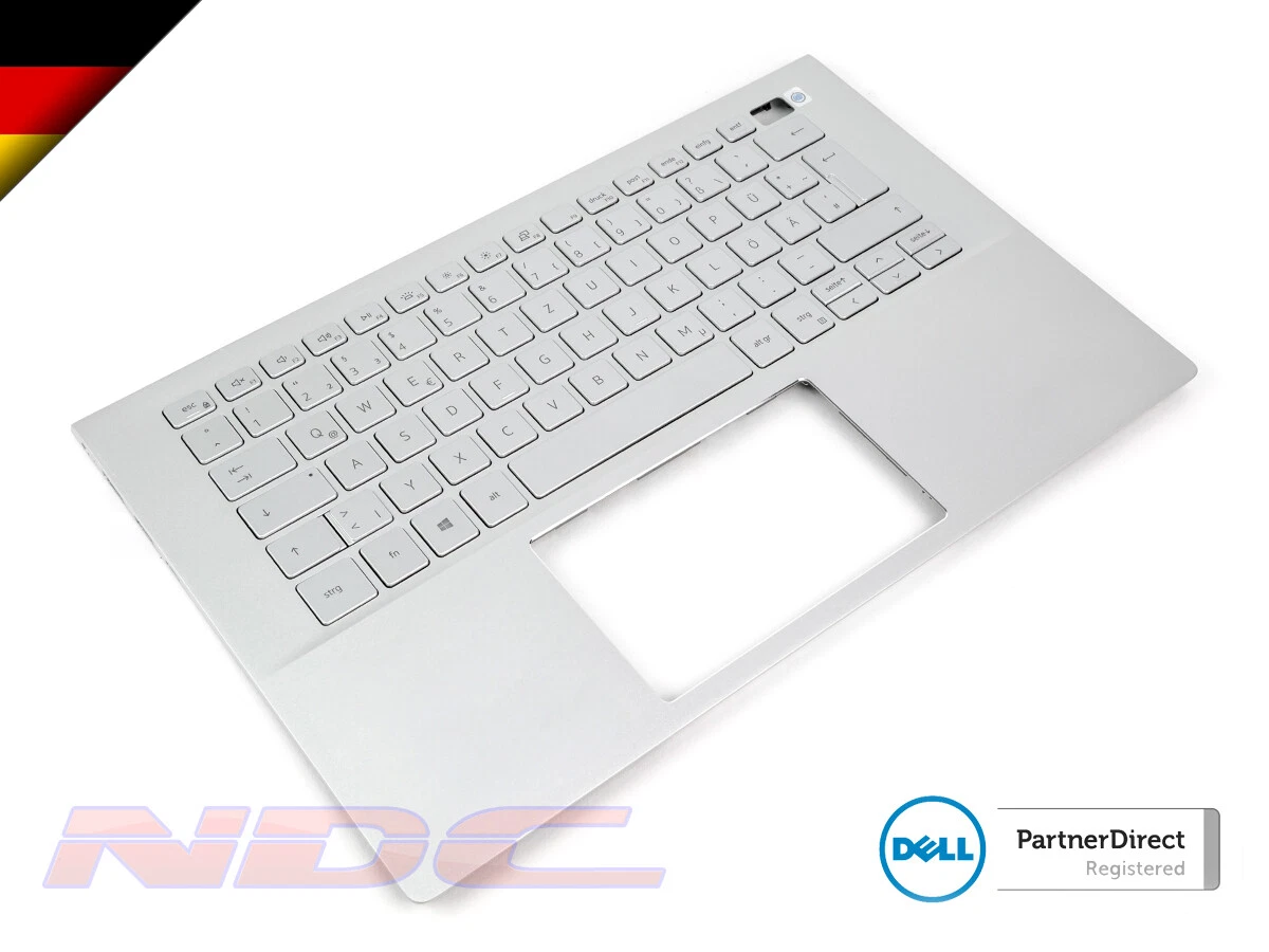 Dell Inspiron 14-5401/5402/5405 Palmrest & GERMAN Backlit Keyboard 09TNWY+06VXWW