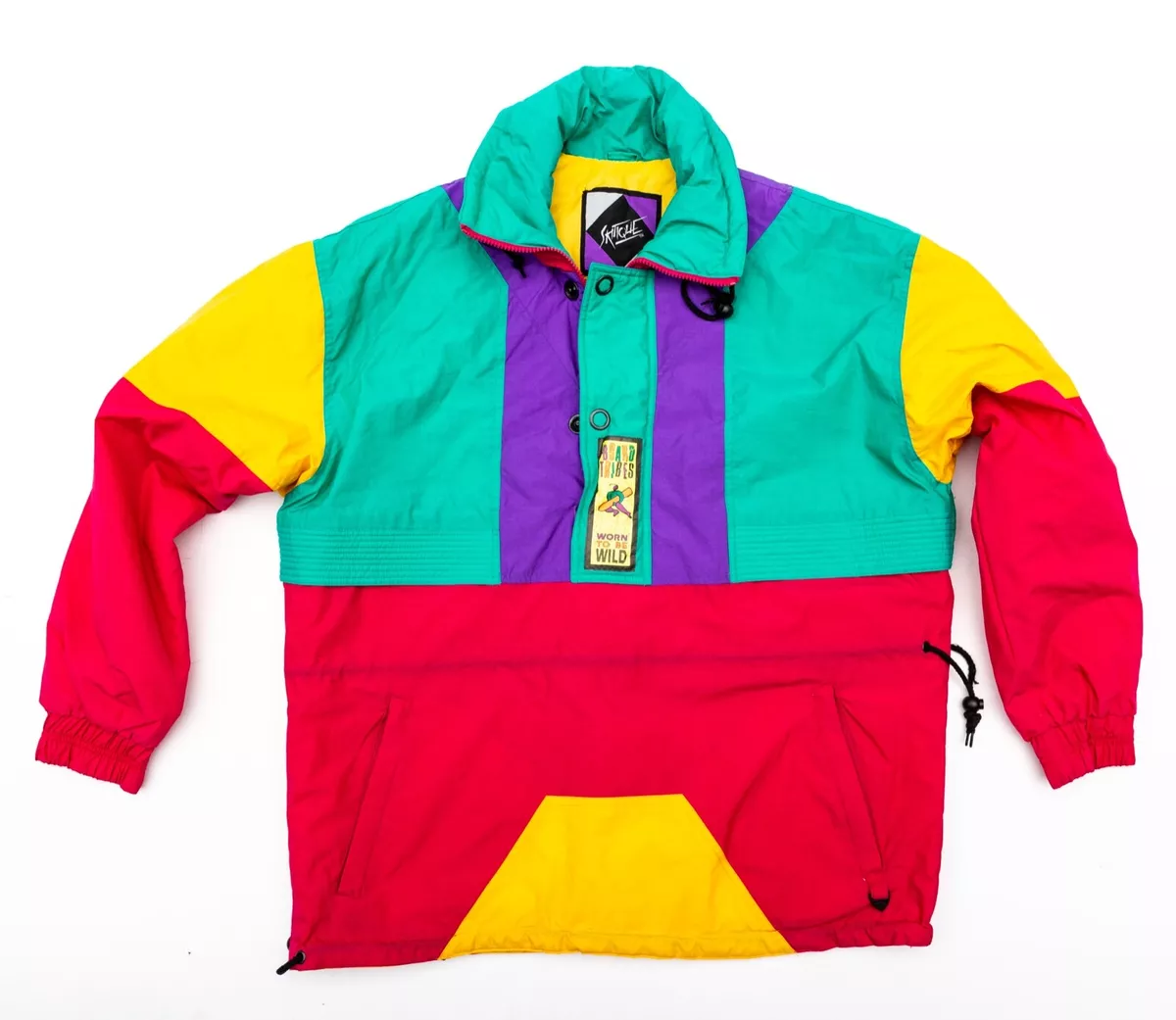 Skitque Board Tribes Color Block Pullover Jacket Snow Medium Oliver Tree Style