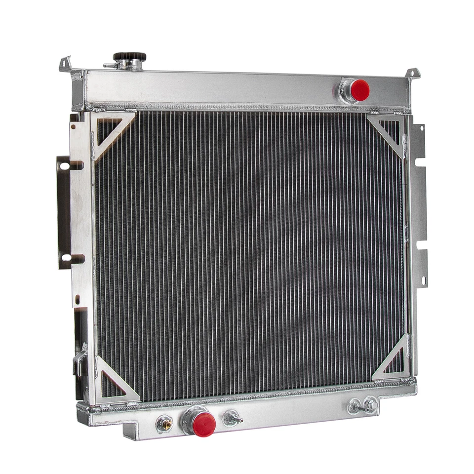 4Row Radiator For 1983~1996 84,85 86 87 Ford F150 F250 F350 F59 6.9L 7.3L US Foto 4 de 4