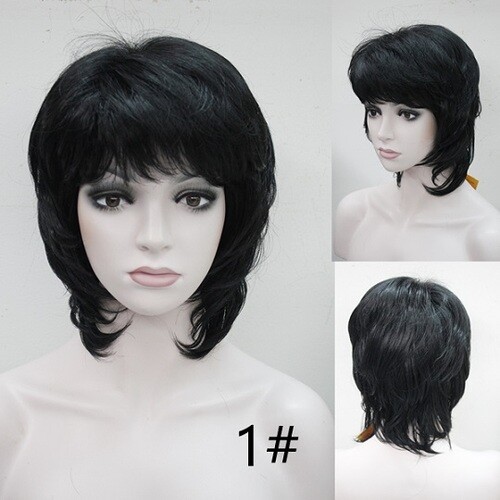 9 Colour Short Curly Women Wig Ladies Daily Hair Wig Cosplay Wigs - Picture 9 of 16