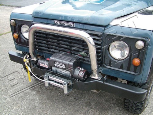 LAND ROVER DEFENDER 90 / 110 NON AIR CON HEAVY-DUTY STEEL WINCH BUMPER DA5620 - Picture 2 of 2