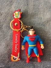 SUPERMAN-KEYCHAIN / BACKPACK CLIP-NEXT DAY SHIPPING