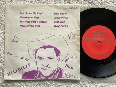 HILLBILLY BOP  7'' EP Ersel Nickey,Buck Trail,Virgil Vickers,James Gwin Rockabill