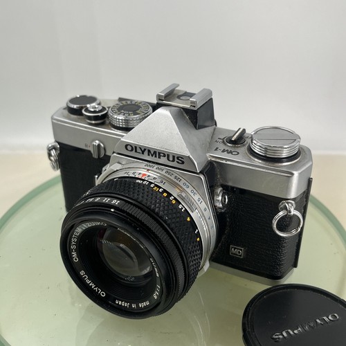Olympus OM-1 MD 35mm SLR Film Camera & Olympus ZUIKO 50mm f1.8 Lens- TESTED888 - Picture 5 of 9