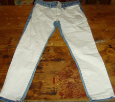 NWT Gymboree size 5 girls denim jeans white front super skinny girls pants cute