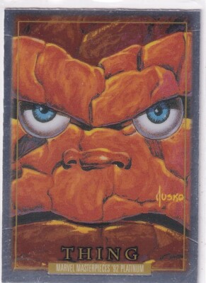 2024 Skybox Marvel Masterpieces '92 No. 91 Thing