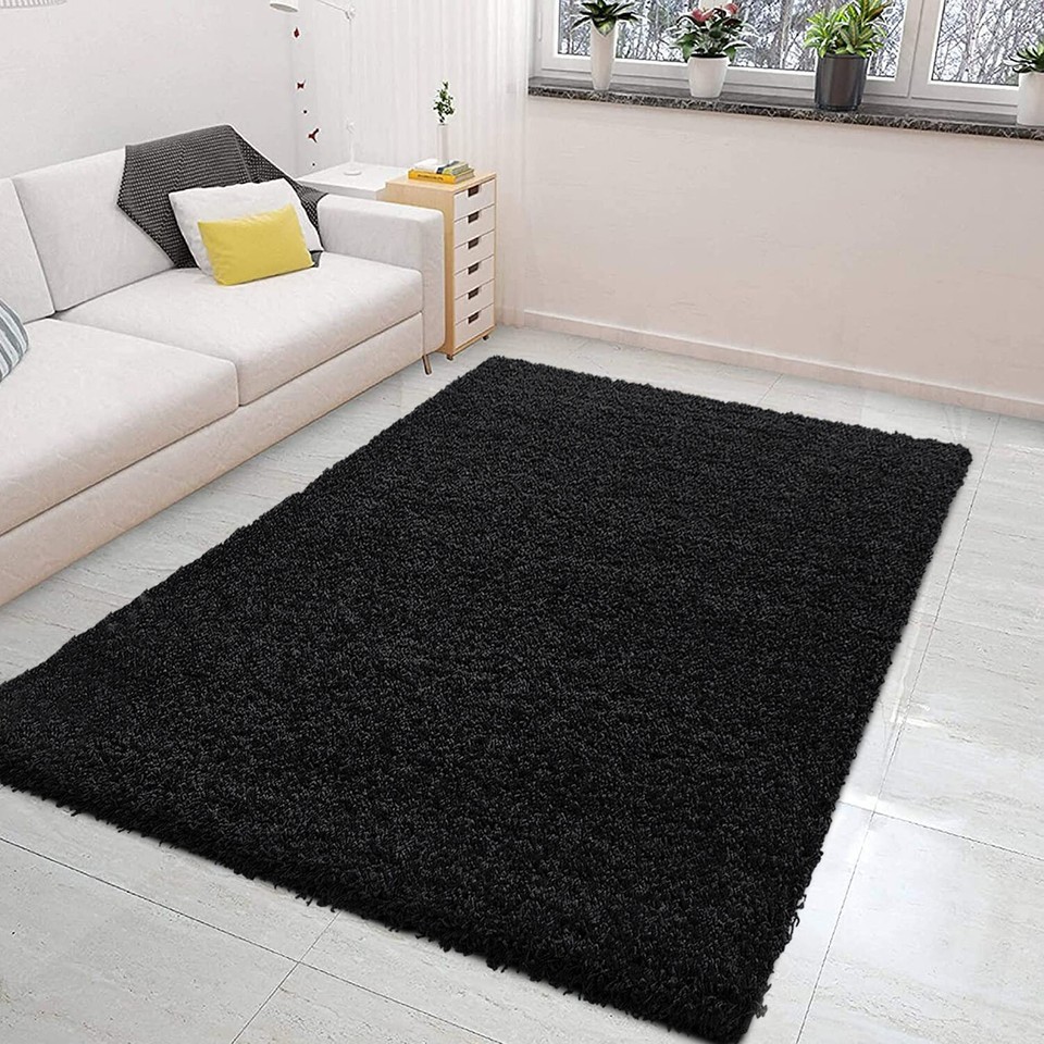 Extra Large Shaggy Rugs Thick Pile Living Room Bedroom Carpet Hallway
