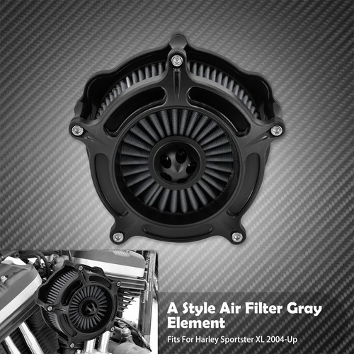 Motorcycle Air Cleaner Black Intake Filter For Harley Sportster XL 883 1200 Dyna - Picture 22 of 28