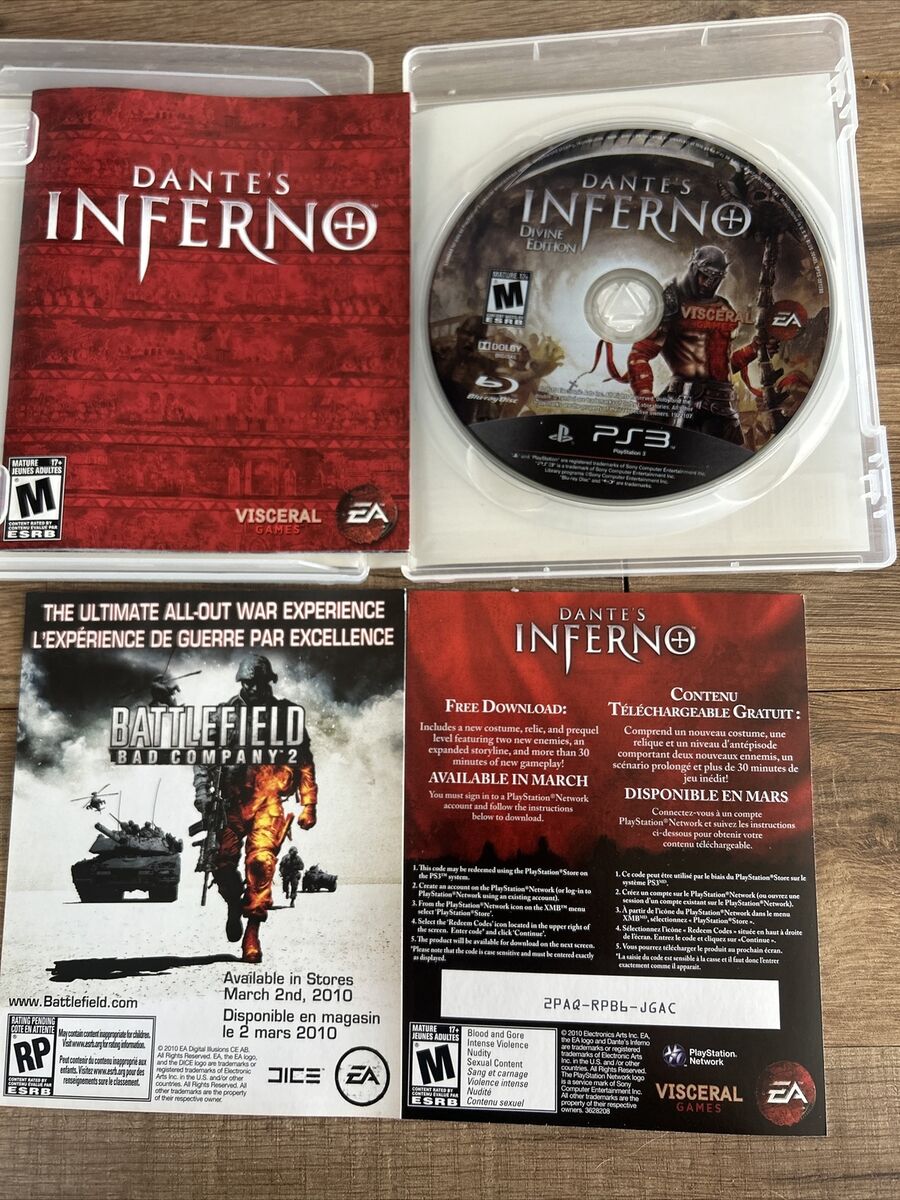 Dante's Inferno -- Divine Edition Sony PlayStation 3 PS3 Game CIB Complete