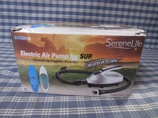 SereneLife SLPUMP10 Electric Air Pump for SUP Open Box Item FAST FREE SHIPPING
